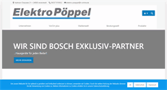 Desktop Screenshot of elektro-poeppel.de